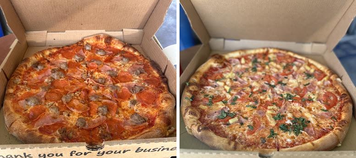 Forrest's Pizza Menu