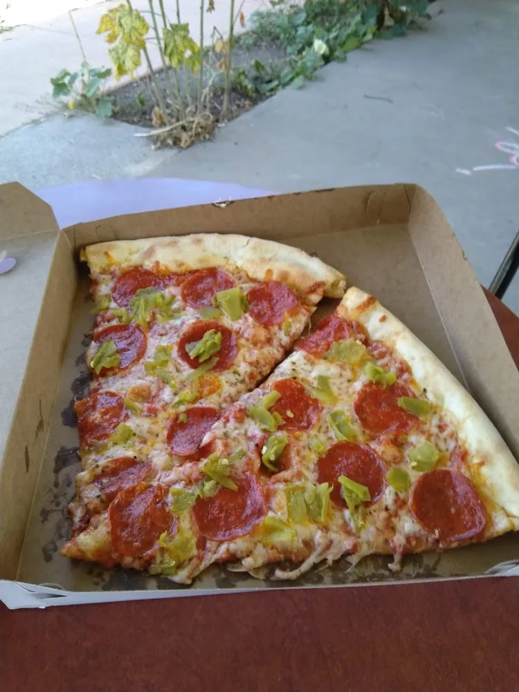 Pepperoni and Green Chile Slices